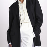 giacca monopetto L063-30156-9000 BLACK n21 