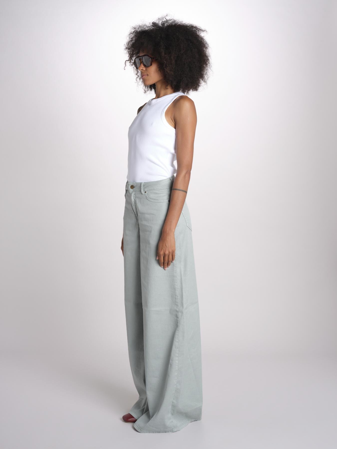 SERENA pantalone 4 tasche in misto lino SERENA XML01 171 ps don't forget me 