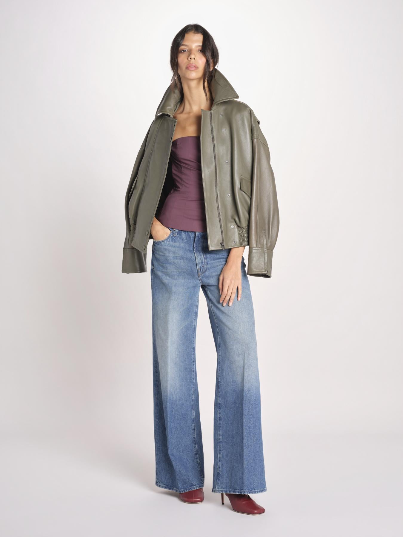 top bustier in cotone 41360-400 MELANZANA 18 federica tosi 