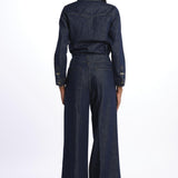  DARTED WIDE LEG JEAN BLU frame 