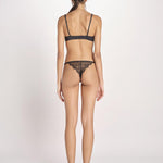 slip in satin CHARLOTTE L25101983 BLACK 900 love stories 