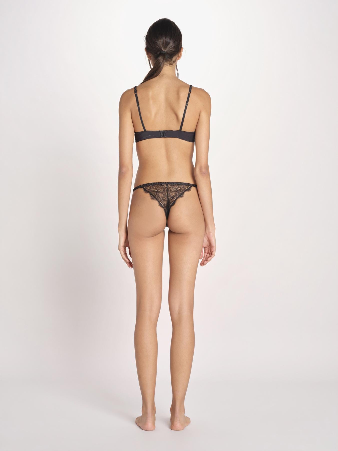 slip in satin CHARLOTTE L25101983 BLACK 900 love stories 