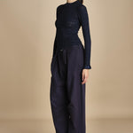 maglia girocollo jaquard RUBY 118 NAVY sea ny 