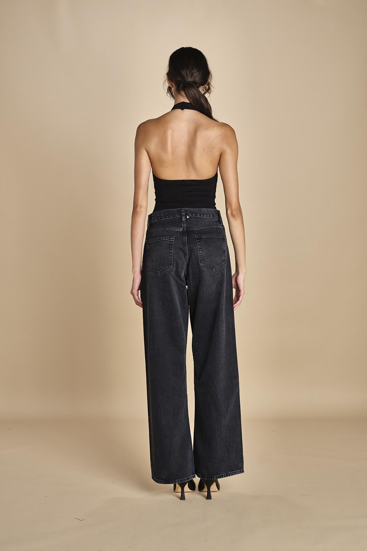 JOLIE BODYSUIT body senza maniche con striscia di tulle centrale JOLIE BLACK undress code 