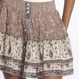 Mini gonna BANI stampata 646401 MULTI m.a.b.e. 