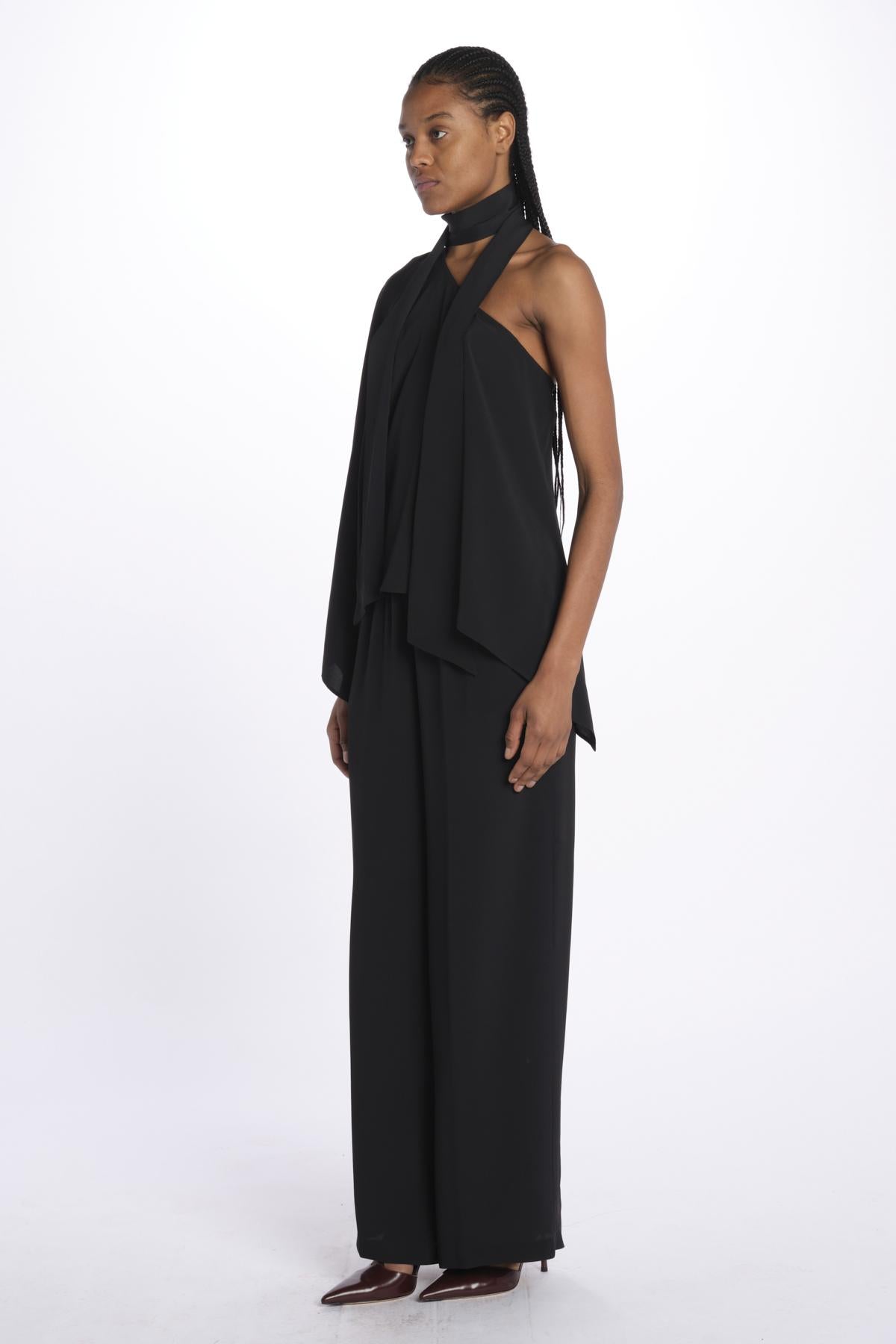 Camicia mono spalla 41106-412 NERO federica tosi 