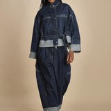 denim over CURVEDWIDE LEG  515324LID D402 DARK INDIGO phillip lim 