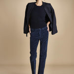 denim skinny cropped LINDY NAVYBLU true avenue 