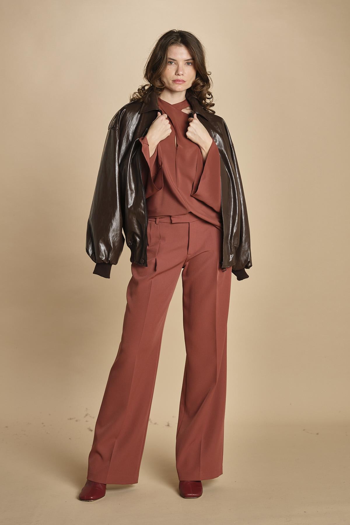 top in seta incrociato 31103-304 COCCIO 57 federica tosi 