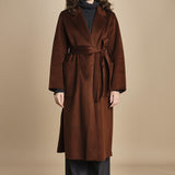 cappotto vestaglia double CELIA IO111046 BR248 ivy oak 