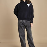 felpa con cappuccio ICE ICE NAVY ZERMATT apres surf 