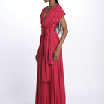 ALLUIM DRESS abito lungo ALLIUM RED nash 