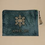 bustina con  fiocco di neve C25P0814 GREY BLUE GOLD milaura 