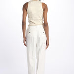 Pantalone LAMIA lino M27DOLAMIA-T3240 U108 massimo alba 