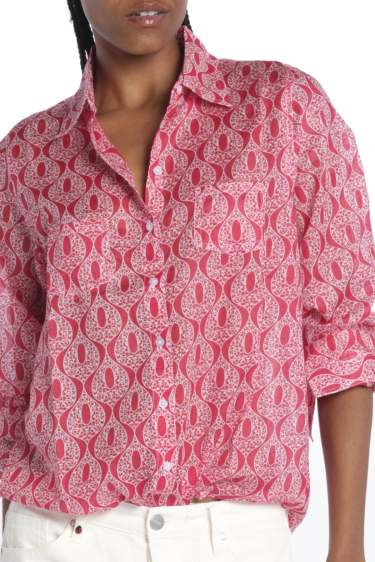 Camicia FLEUR SX7522 5G16 terre rouge 
