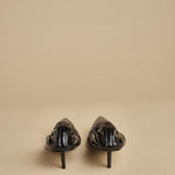 pump arricciata t.50 RHODES 50  F883CRN BLK studio AMELIA 