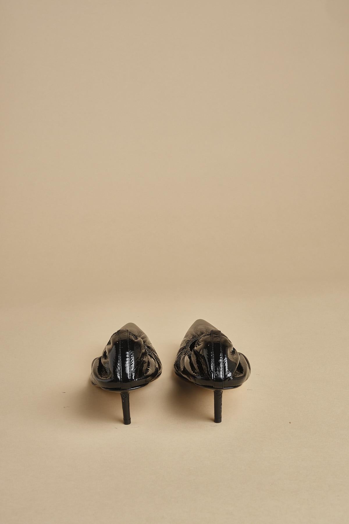 pump arricciata t.50 RHODES 50  F883CRN BLK studio AMELIA 