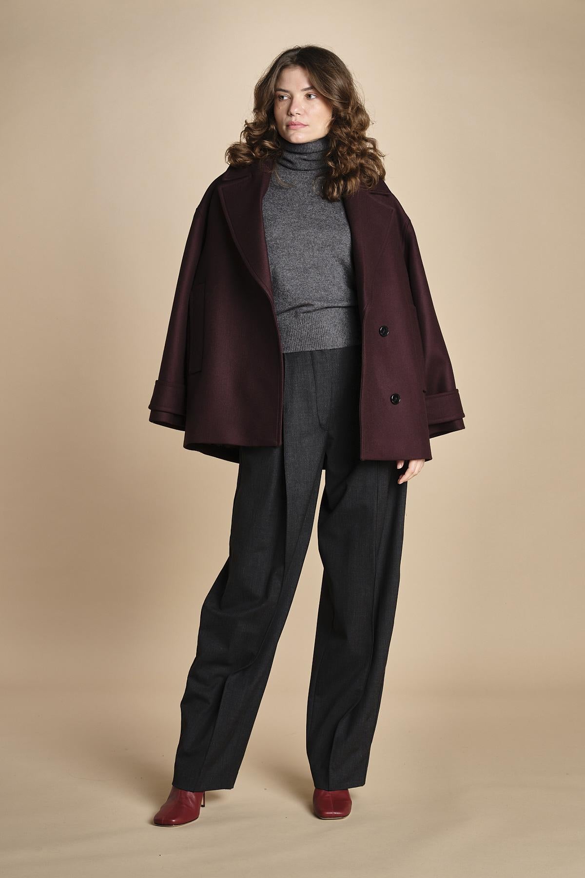 pantalone largo stretto sul fondo CARA TLW03116W0206ABTPB BLACKBOARD T0037 the latest 