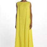 Abito lungo limone 1622 SAFFRON dusan 