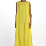 Abito lungo limone 1622 SAFFRON dusan 