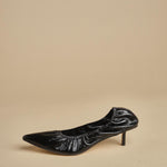 pump arricciata t.50 RHODES 50  F883CRN BLK studio AMELIA 