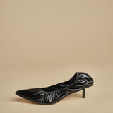 pump arricciata t.50 RHODES 50  F883CRN BLK studio AMELIA 