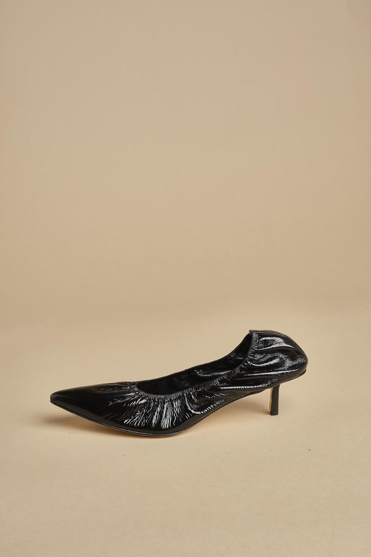 pump arricciata t.50 RHODES 50  F883CRN BLK studio AMELIA 