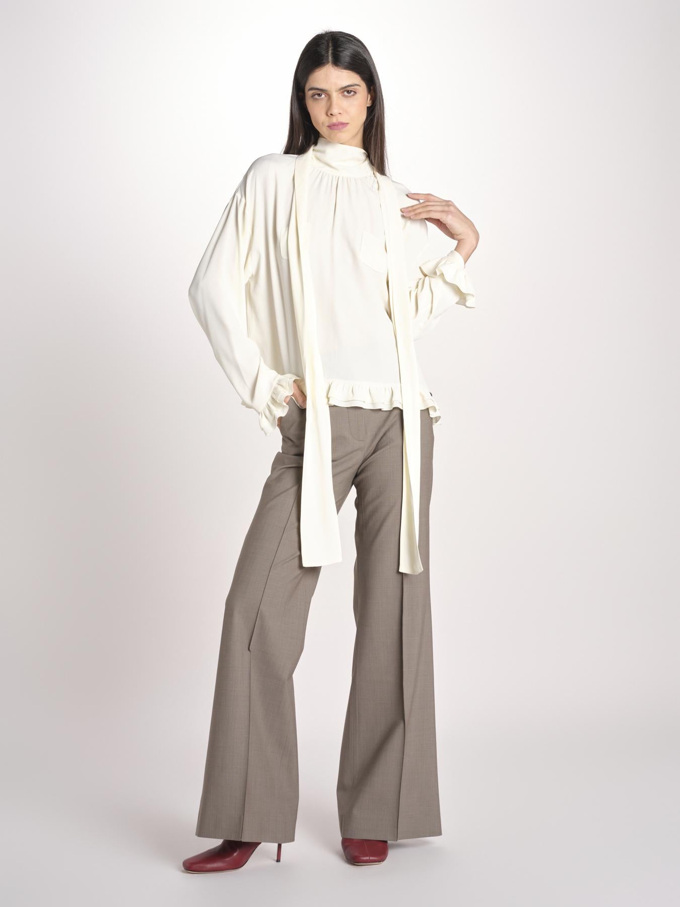 pantalone diritto con nervature OTTAVIA 673 120 57 quelledue 