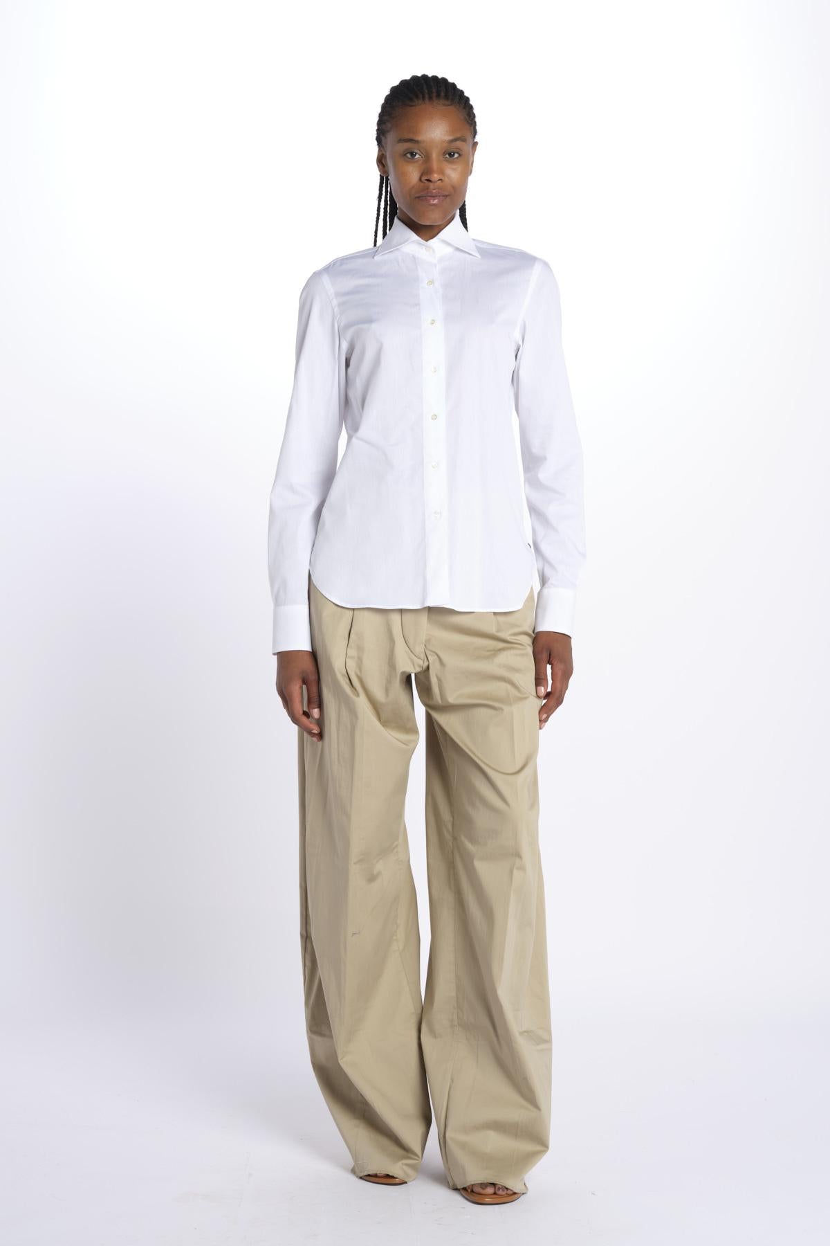 MOD.19 camicia ml cotone MOD.19 BIANCO milaura 