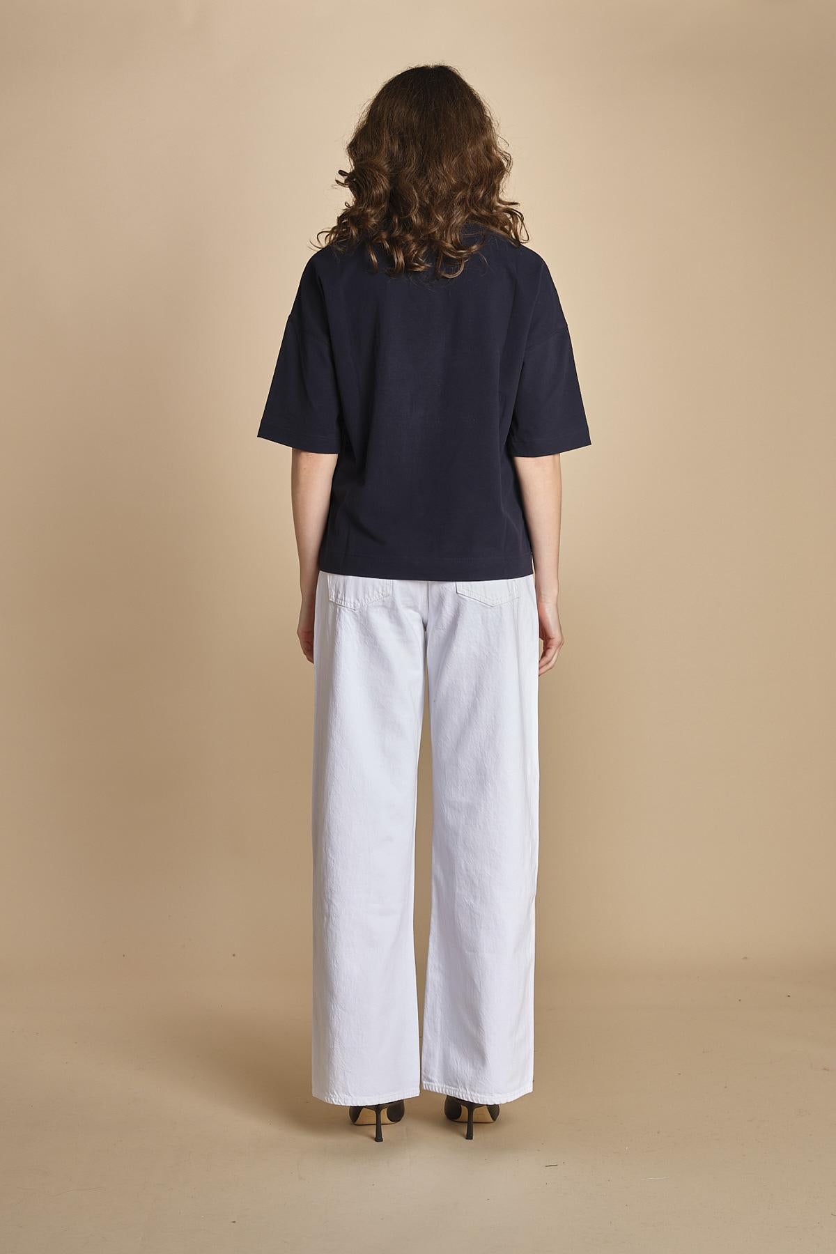 t-shirt girocollo manica corta 3712 851 circolo 1901 