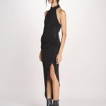 abito lungo con nodo DREAMLIKE NERO undress code 