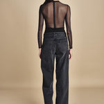 body manica lunga con trasparenze ALL NIGHTER BLACK undress code 
