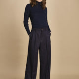 pantalone con 2 pinces ed elastico. PAN0241 BLE1935W soeur 