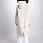 parka con cappuccio LR-1061/D 8Z05 OFF WHITE mackintosh 