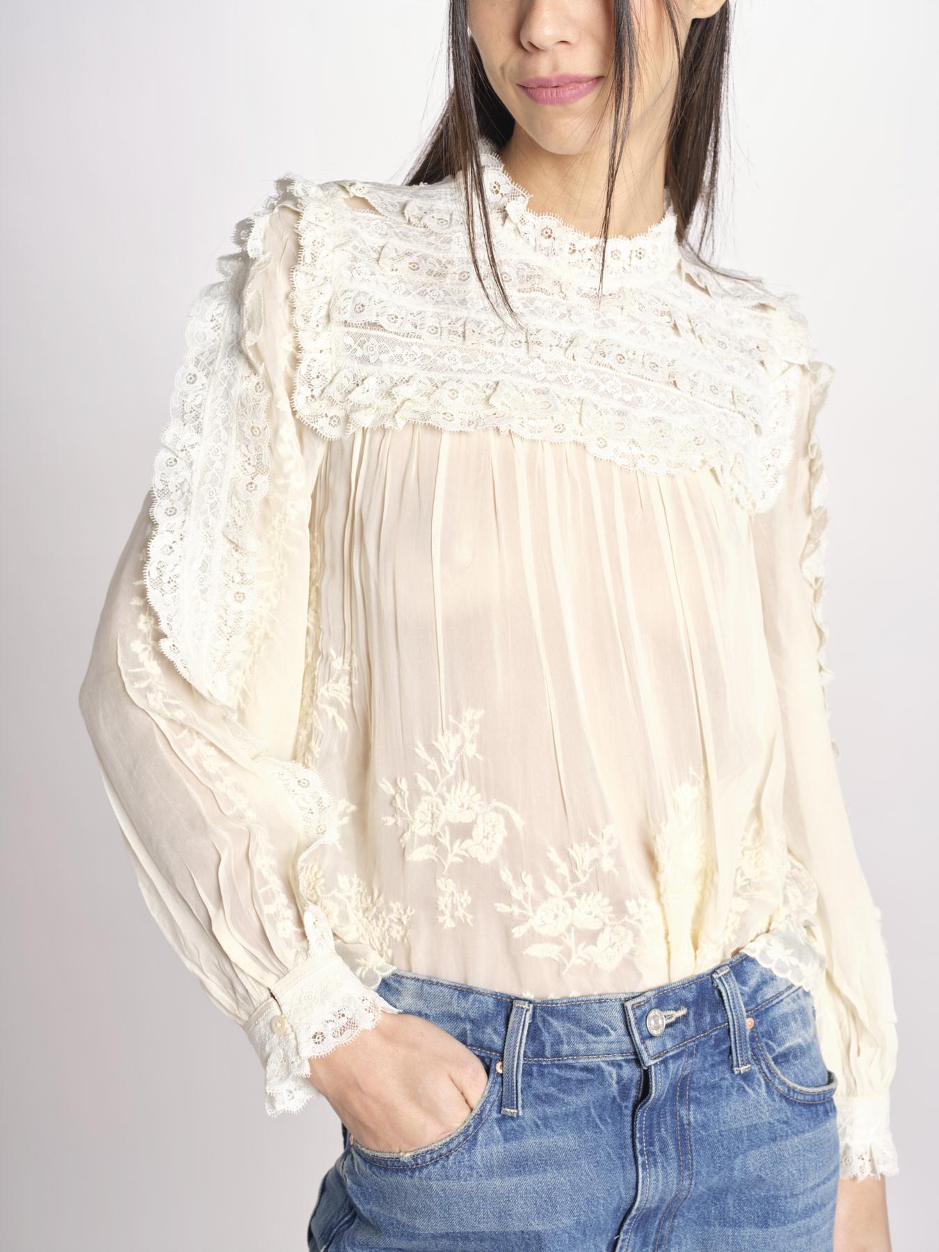 camicia in pizzo 084 CREAM sea ny 