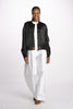 Women's Satin Bomber Jacket