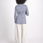 giacca lunga spina piccola FD3932 NAVY circolo 1901 