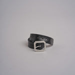 cintura con fibbia ottone 93340 NERO ARGENTO milaura 