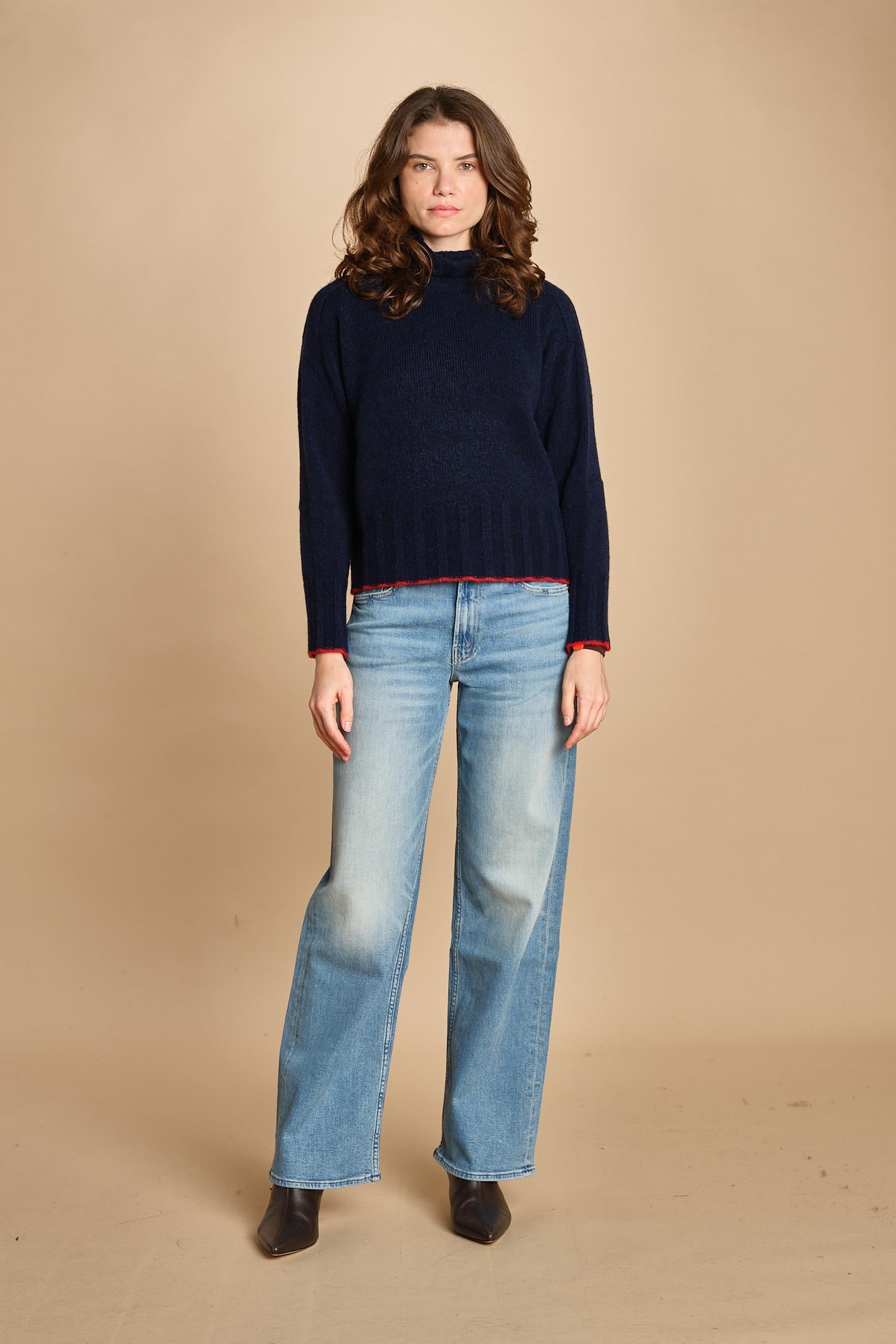 denim loose diritto 10798 THE SPINNER ZIP SNEAK 1351_A mother 