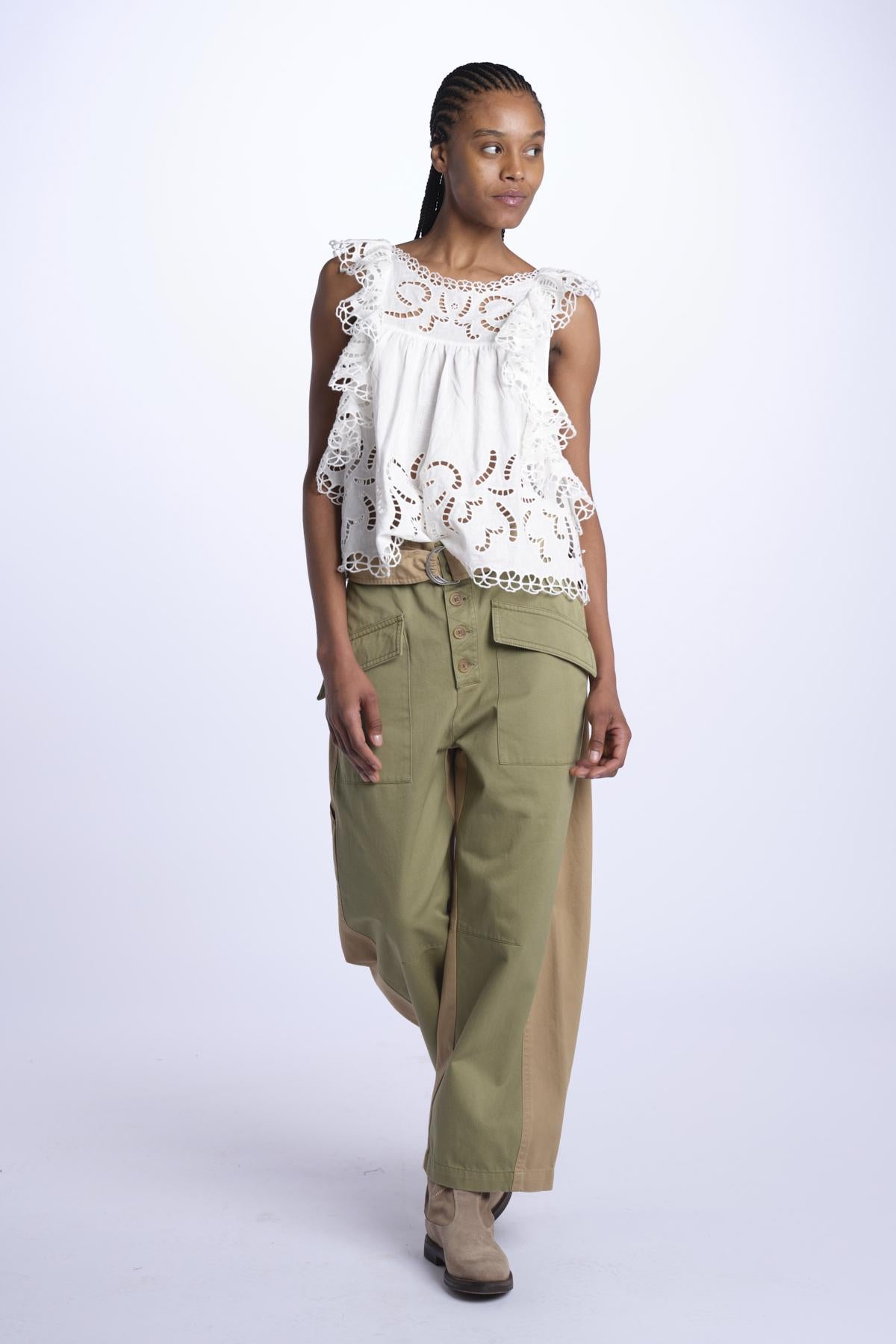 Pantaloni CAROLINA bicolore 079 CHINO sea ny 