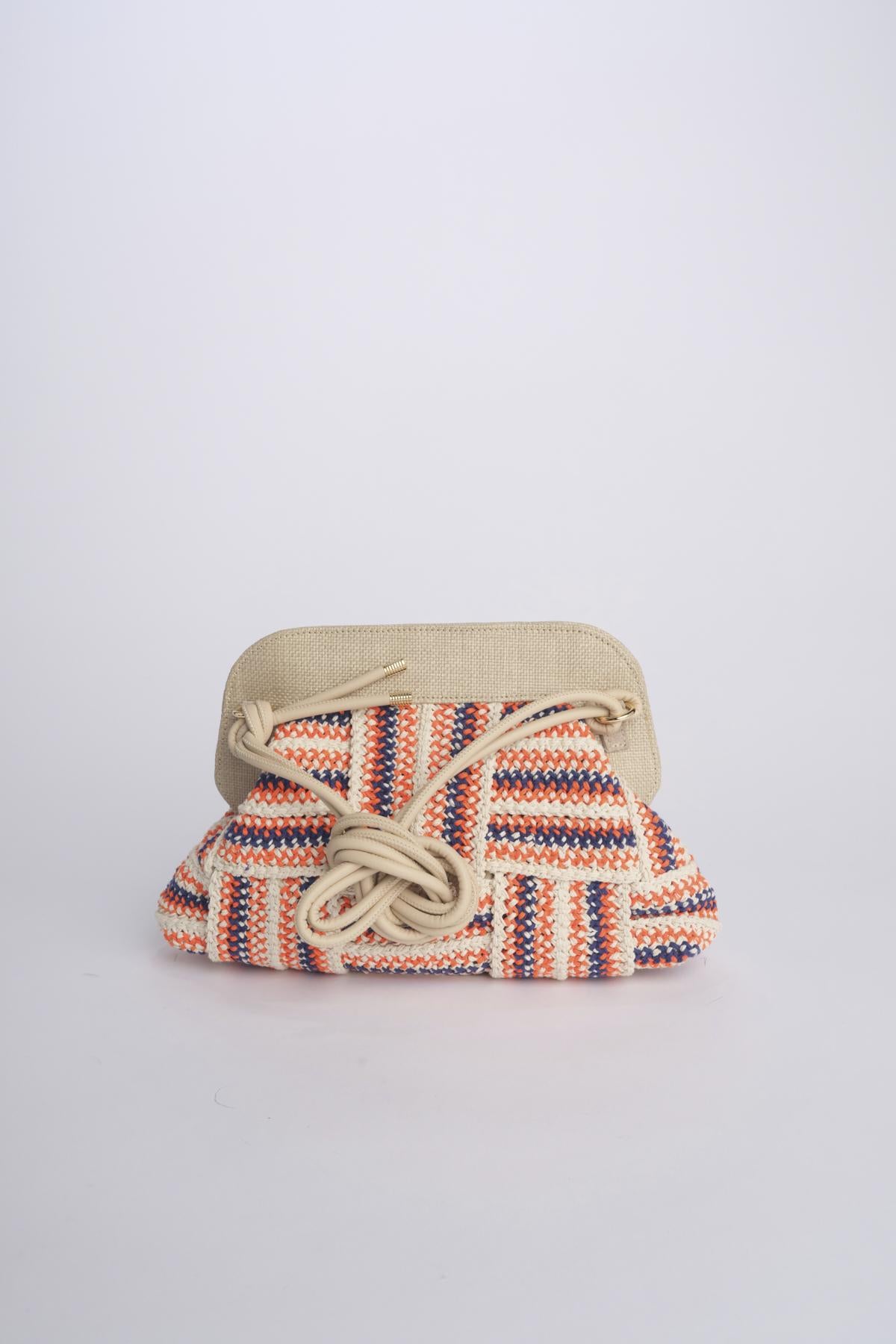 Clutch paglia DALIA MULTI H01 via mail bag 