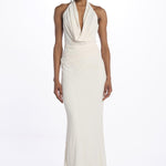 Top TALIA scollo con drappeggi T147 018 BONE just bee queen 