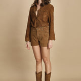 short in suede. RWBS01030 DAIM 207 zadig & voltaire 