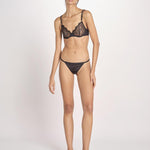 reggiseno in pizzo con ferro ROMEO L2421256 BLACK 900 love stories 