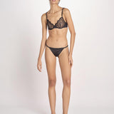 reggiseno in pizzo con ferro ROMEO L2421256 BLACK 900 love stories 