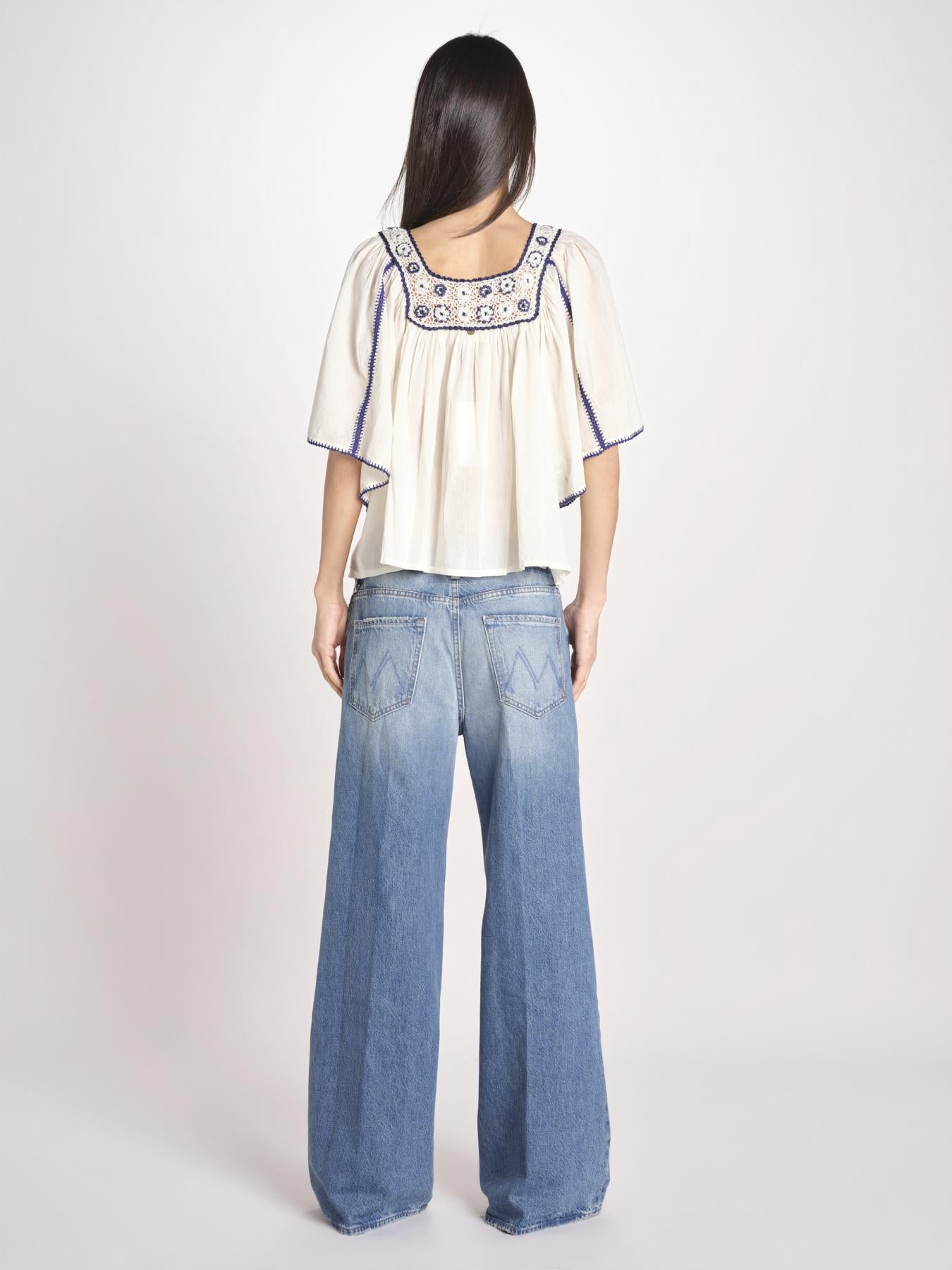 camicia con plastron ad uncetto MATI TEE MATI1TEE CREAM antik batik 