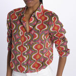 Camicia FLEUR SX7522 516E terre rouge 