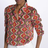 Camicia FLEUR SX7522 516E terre rouge 