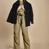 camicia collo guru DIMAS SNW MILITARY GREEN studio nicholson 