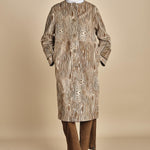 cappotto in cavallino zebrato ZELLEA MOIRE malina 